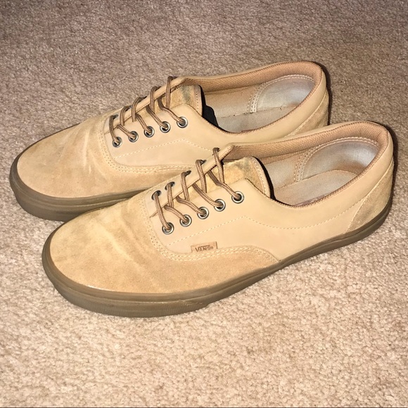 vans era suede gum sole